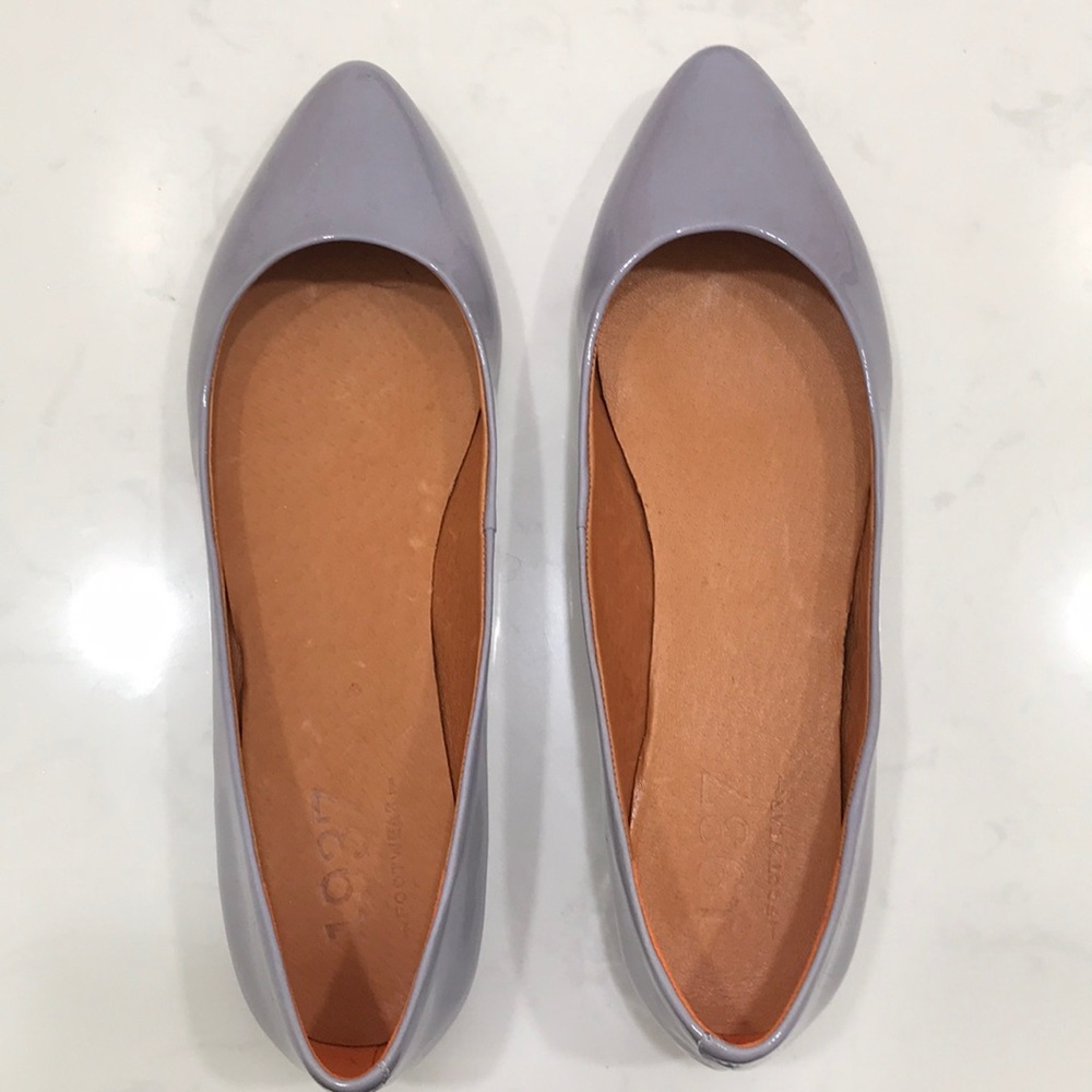 NWOB Madewell Lavender Sidewalk Skimmers Sz 5.5